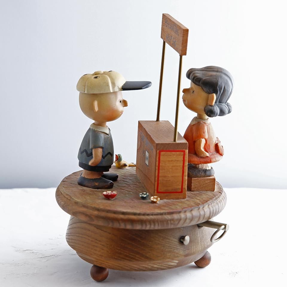 schmid 1981 スヌーピー オルゴール 陶器製 ビンテージ 限定品 【公式