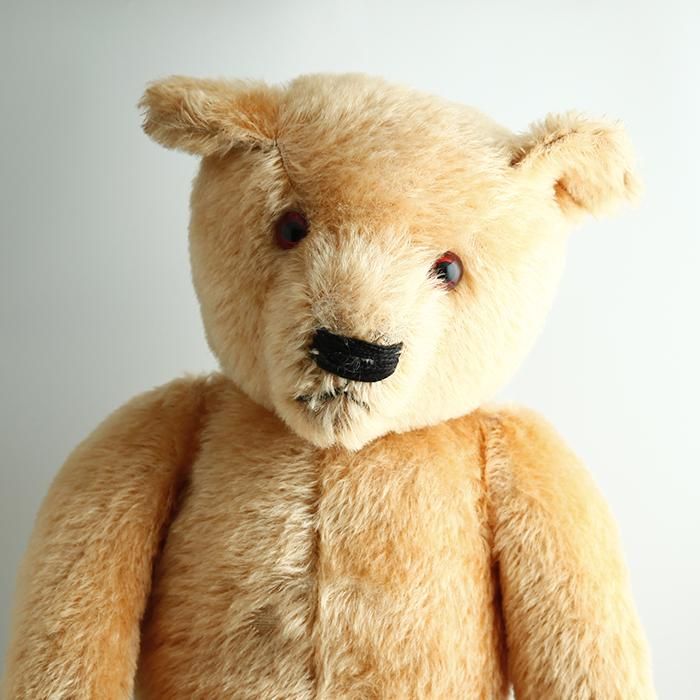 1930年 チャドバレー社テディベア 赤ラベル 65cm tb-12 - アンティーク