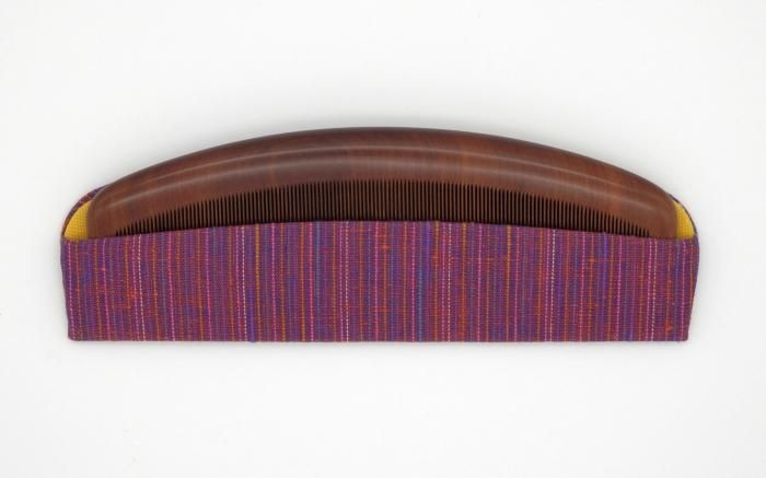 山半 二十三や イスノキ 5.3寸 ビンカキ つげ櫛 とき櫛 お六