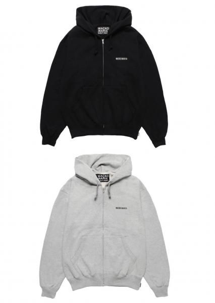 WACKO MARIA / HEAVY WEIGHT FULL ZIP HOODED SWEAT SHIRT - RELAX WEB