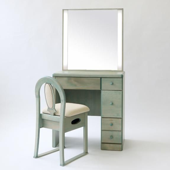 収納にMUJI 無印良品のアクリルケースが使える一面ドレッサー/レーヴ