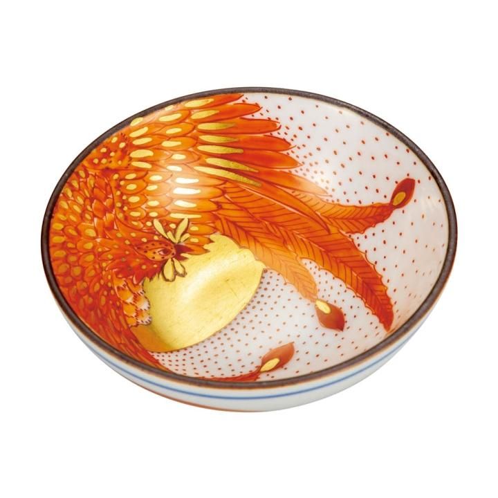 平盃 赤絵鳳凰/福田良則