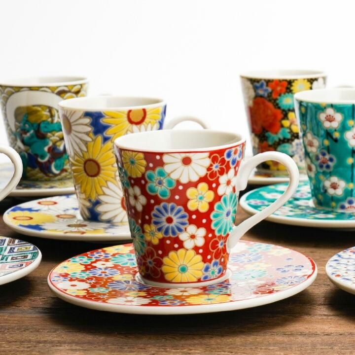 デミタスカップ＆ソーサー/青郊窯