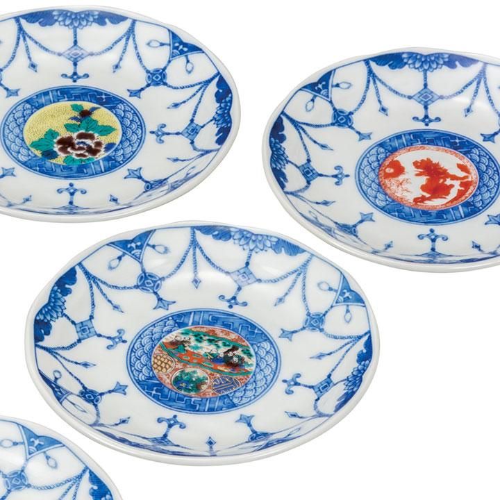 4.5号皿揃 時代絵