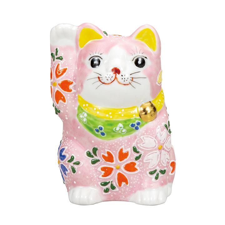 3.2号 招き猫 ピンク盛桜
