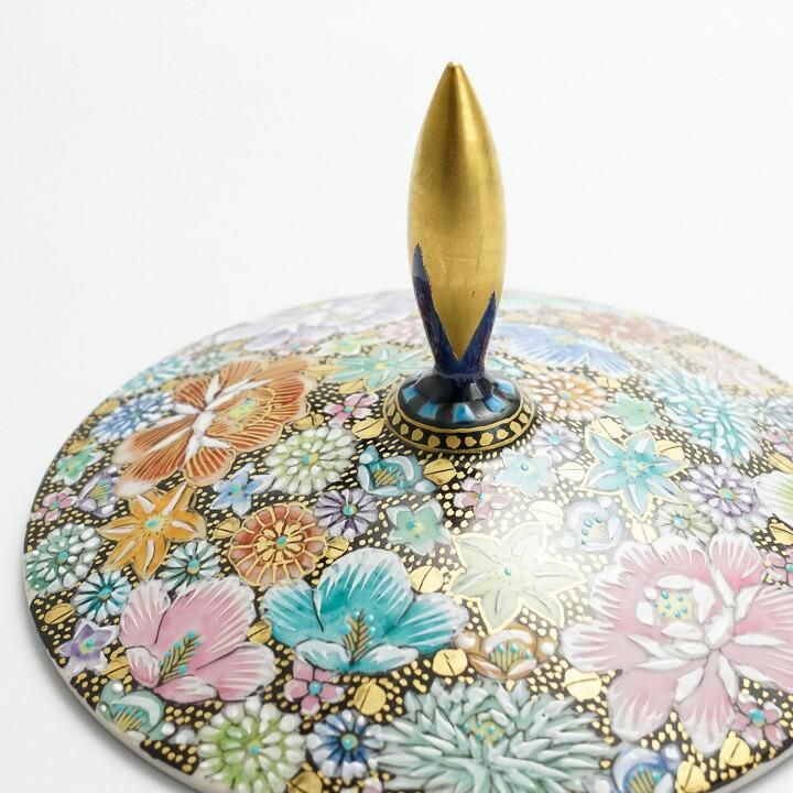 台皿 色絵金襴花詰 / 高 聡文 ｜九谷焼の販売専門店 陶らいふ