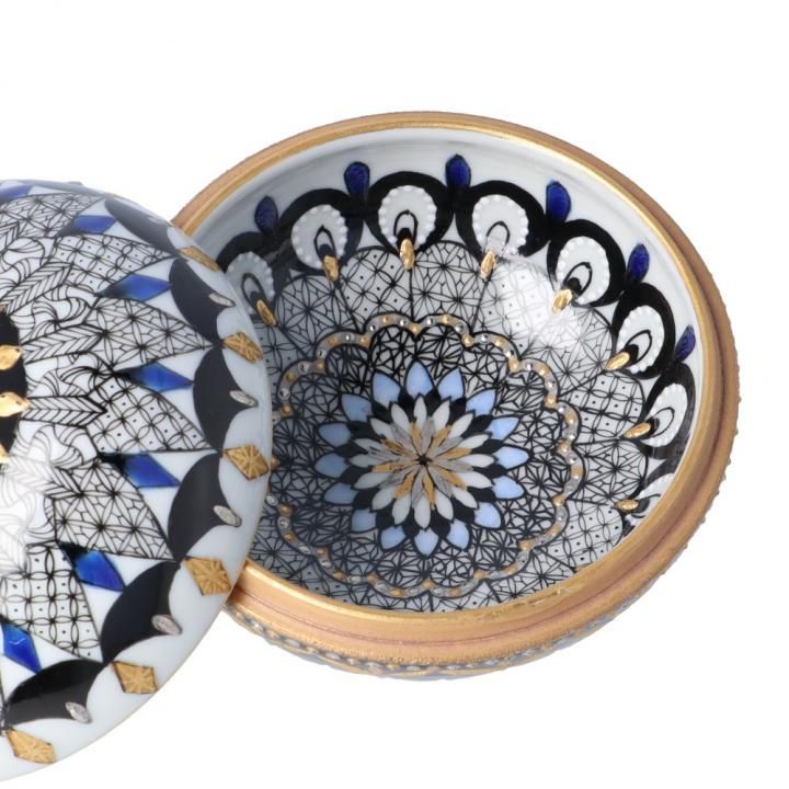 ボンボニエール 金白金細描彩 | 九谷焼 - 和食器の通販なら九谷焼専門