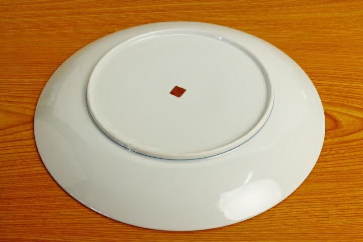 9.5号皿 赤絵金襴手/青郊窯