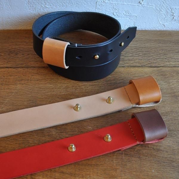 ベルト・ギボシ BL03 [栃木レザー使用] - 革工房OHANA オーダーメイド