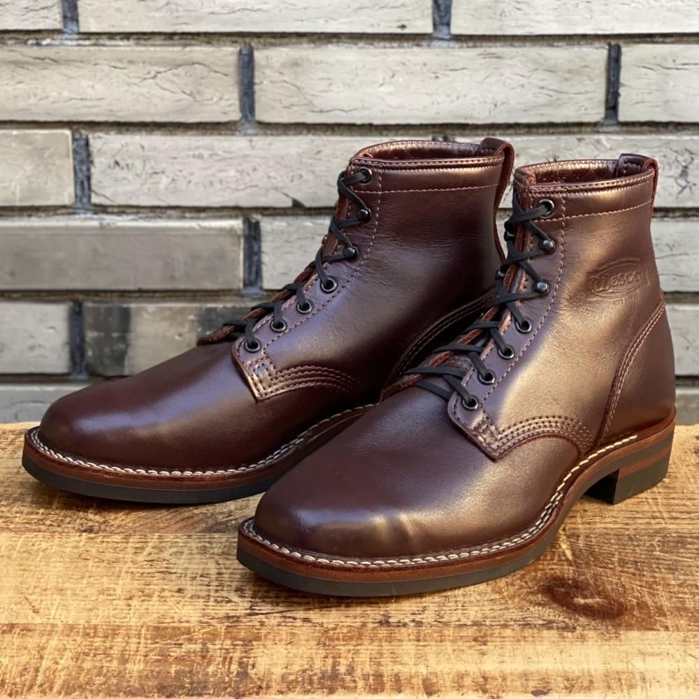 ストックブーツ】WARREN Burgundy 8