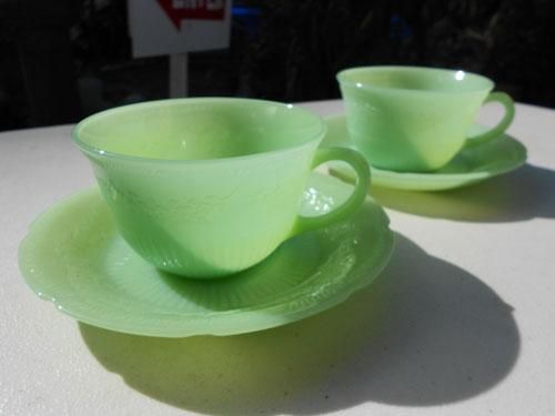 ファイヤーキング Fire‐King / ジェダイ Jade-ite アリス カップ