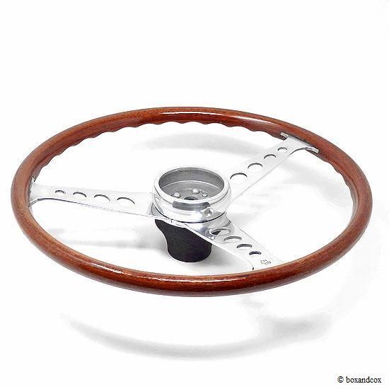 1960's LES LESTON GRAND PRIX WOOD STEERING WHEEL for MINI/レス