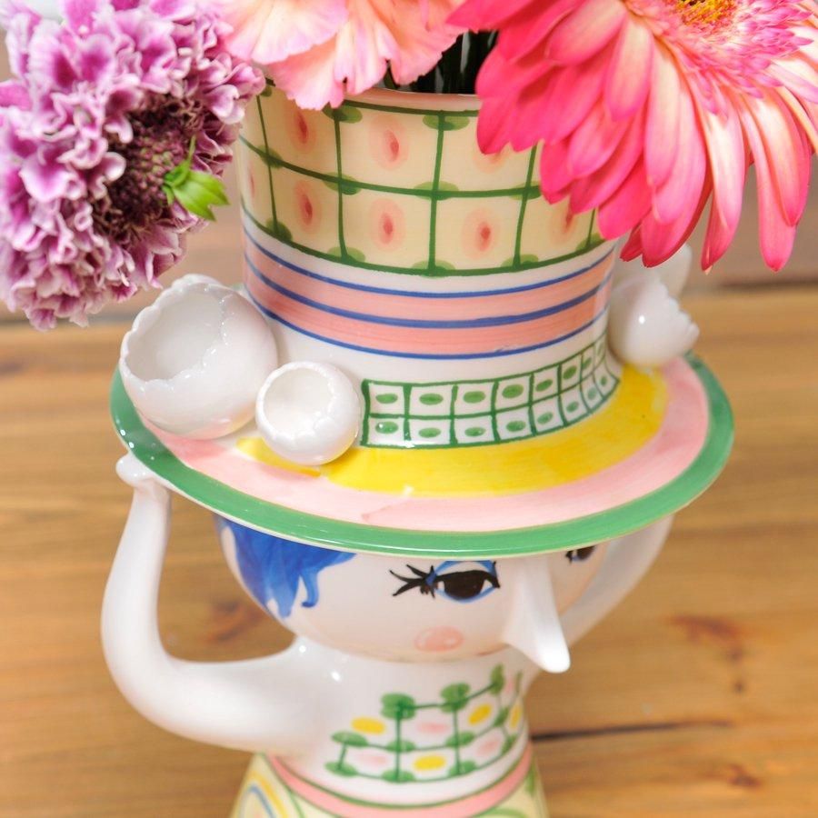 フラワーベース Lady with Hat(レディウィズハット) | H24.5cm | BJORN