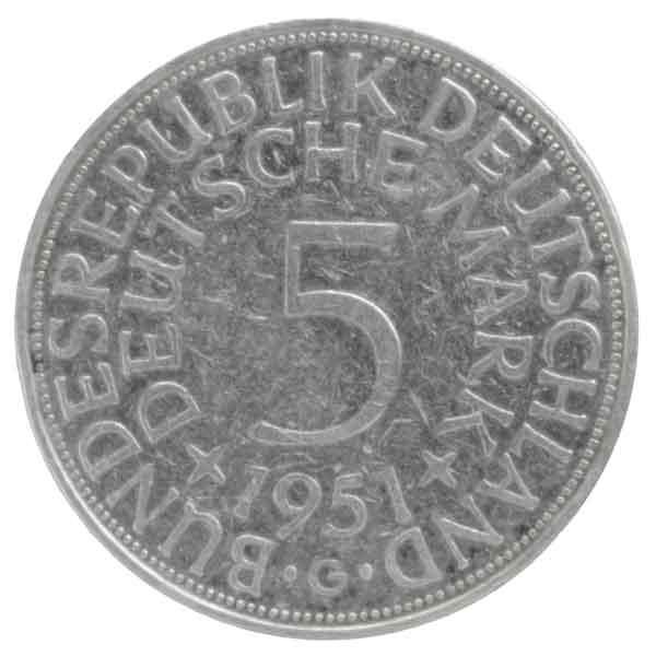 ドイツ5マルク銀貨|コレクターズショップトモリンズ24