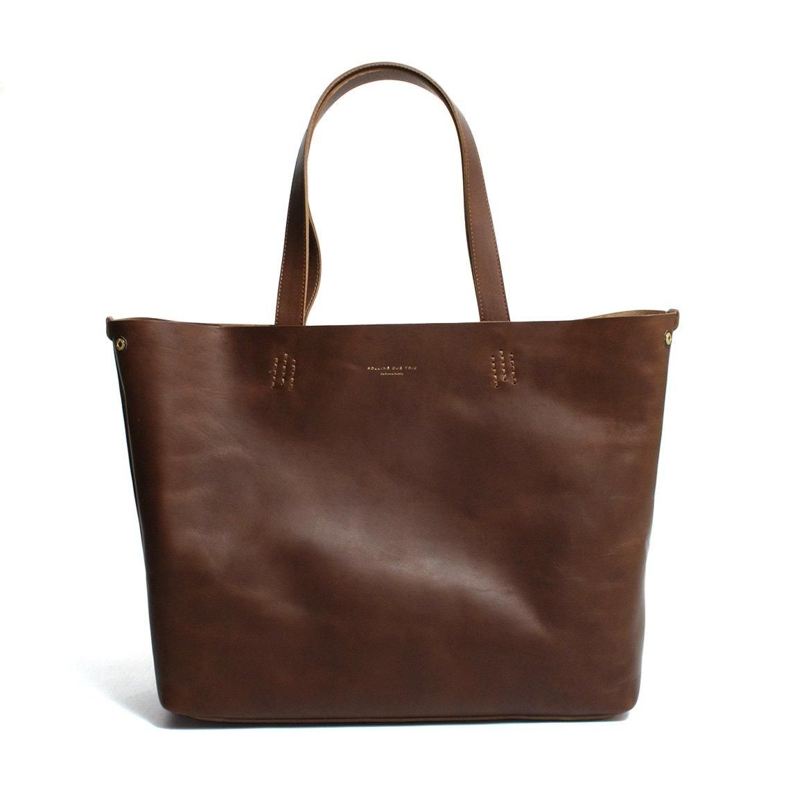 ROLLING DUB TRIO / ローリングダブトリオ] BOX TOTE BAG -LEATHER