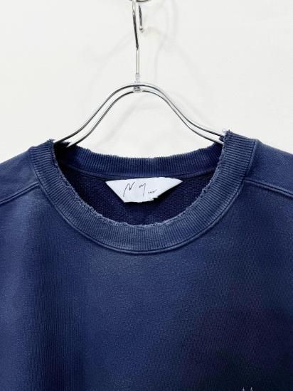 ANCELLM（アンセルム） 2025AW 25AW BRIDGE SWEAT SHIRT Navy - Laid