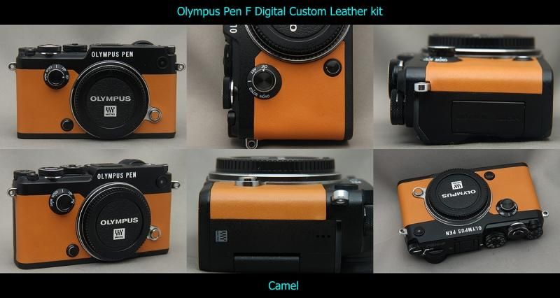 Olympus Pen F Digital用貼り革キット - Aki-Asahi Custom Camera