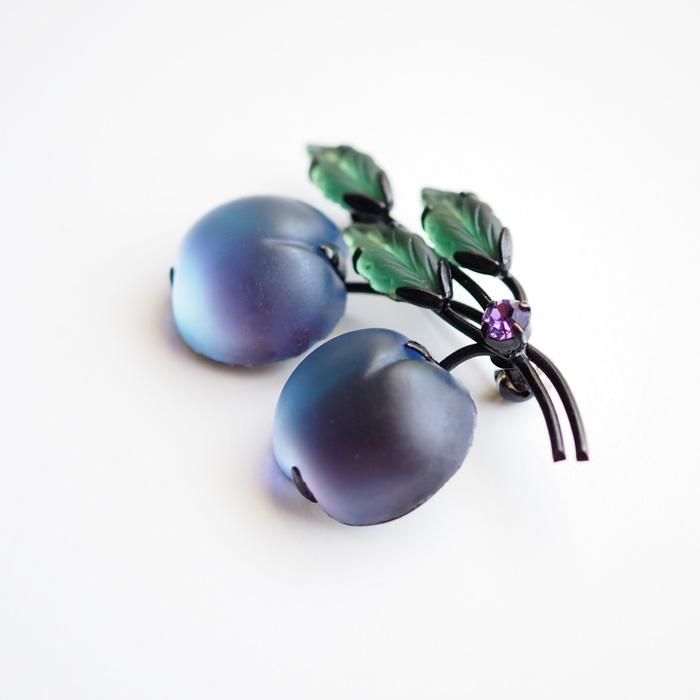 AUSTRIA（オーストリア）☆フルーツ・フロストガラス プラム／パープル