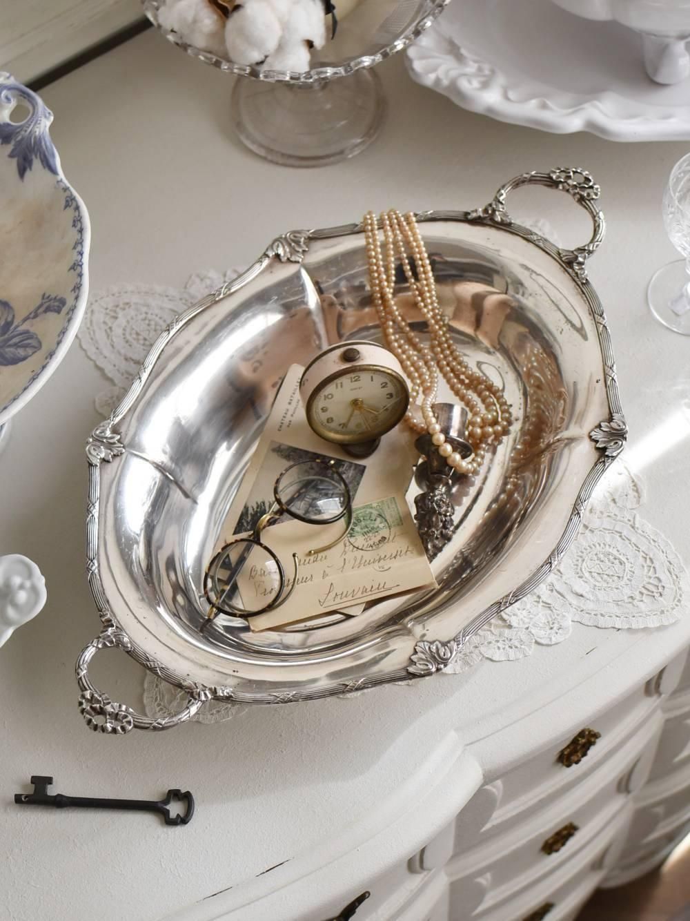 シルバートレイ.9 フランスアンティーク雑貨 フレンチインテリア