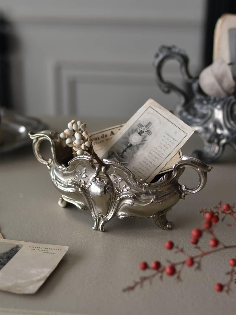 ジャルディニエール.S7 フランスアンティーク雑貨 植木鉢 ディスプレイ小物