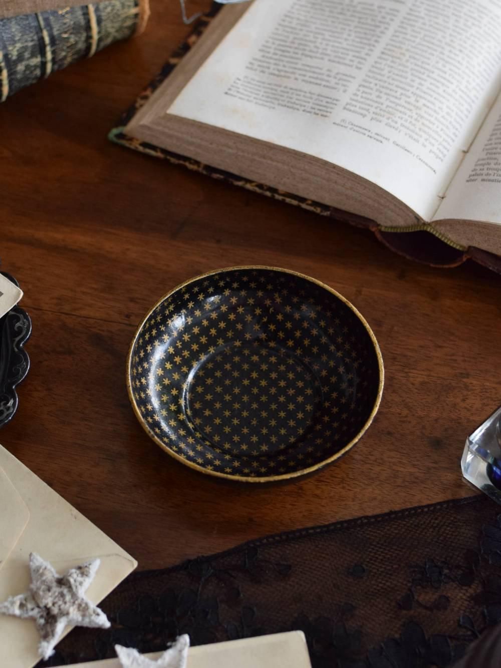 パピエマシェ ミニトレイ 小物入れ ナポレオン3世 シノワズリ フランス