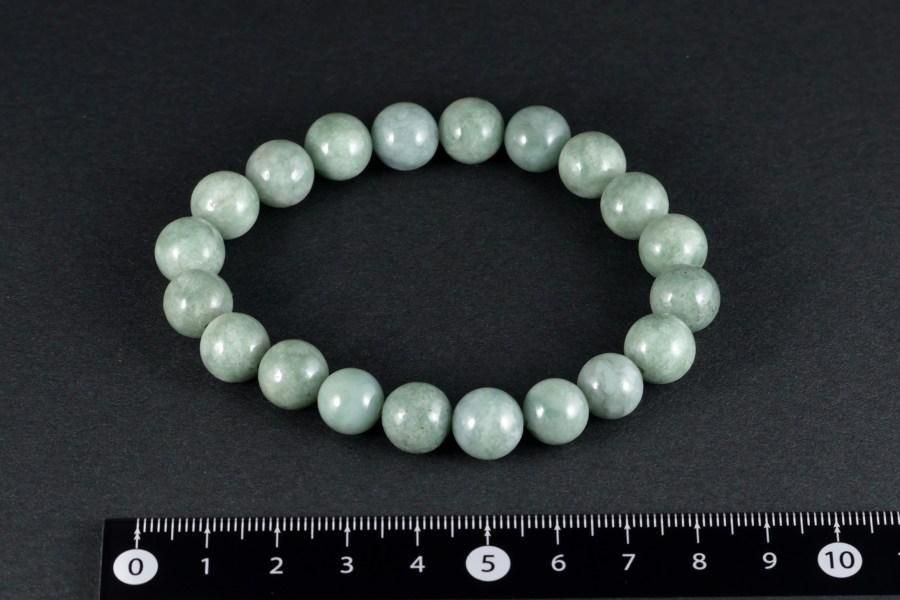 本翡翠10mm玉 ブレスレット (ミャンマー産)｜天然石 通販 キラリ石