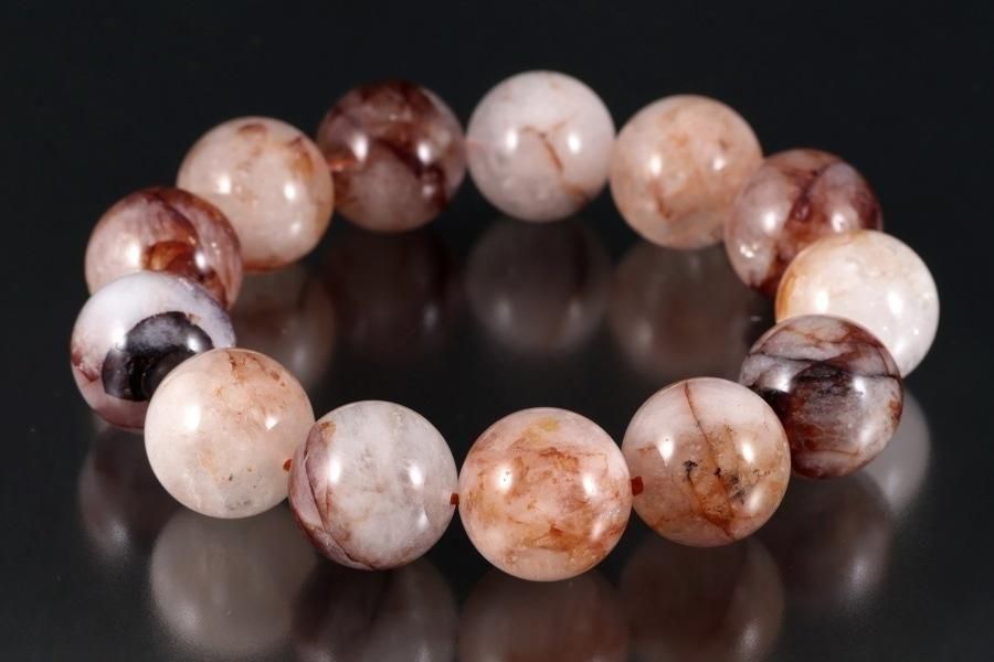 マニカラン水晶 17mm玉 ブレスレット｜天然石通販 キラリ石