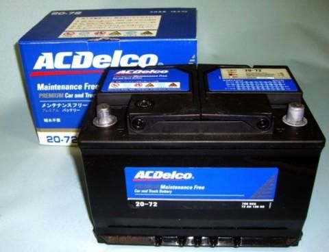 ACデルコ メンテナンスフリーバッテリー LN3(20-72) - 輸入パーツ