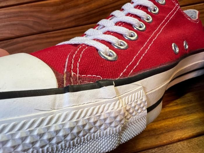 Converse,90s,MADE IN USA,ALL STAR,RED,OX,CANVAS,US9,DEAD STOCK!!