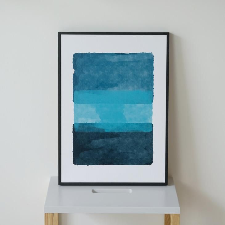 ART abstract (IAA-53184) A3 | キャンバスアート | ポスター