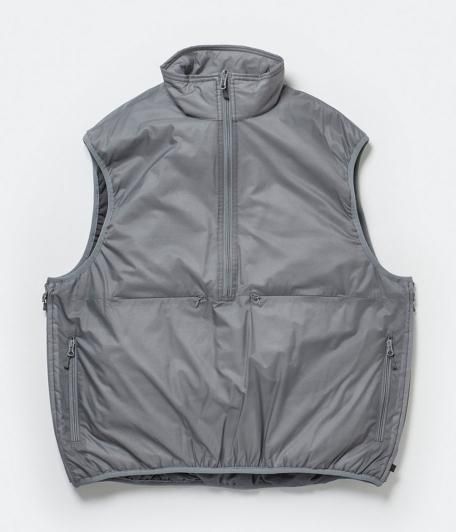 DAIWA PIER 39 TECH REVERSIBLE PULLOVER PUFF VEST [GRAY] - Fresh