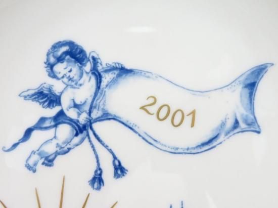 マイセン プレート□イヤープレート 2001 天使 エンジェル メモリアル