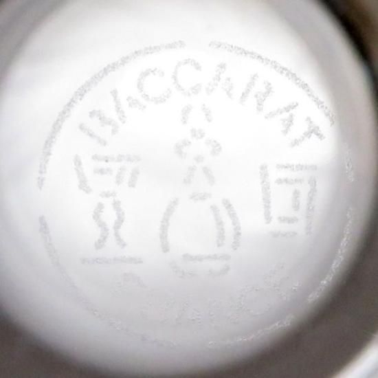 バカラ 花瓶 ○ 一輪挿し フラワーベース 20cm ヴェース ライン カット