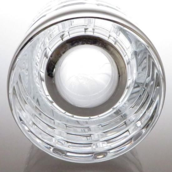 バカラ 花瓶 ○ 一輪挿し フラワーベース 20cm ヴェース ライン カット