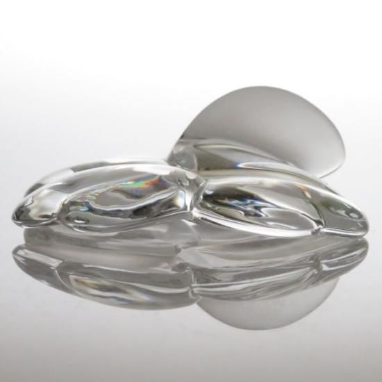 バカラ フィギュリン ○ クローバー 置物 クリスタル 6cm インテリア