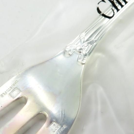 クリストフル フォーク ○ リュバン ケーキ フォーク 16cm シルバー 銀