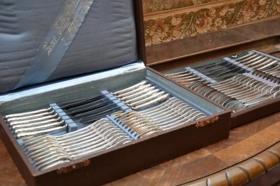 クリストフル マルリー ○ 72本 シルバー 銀 カトラリー セット ナイフ