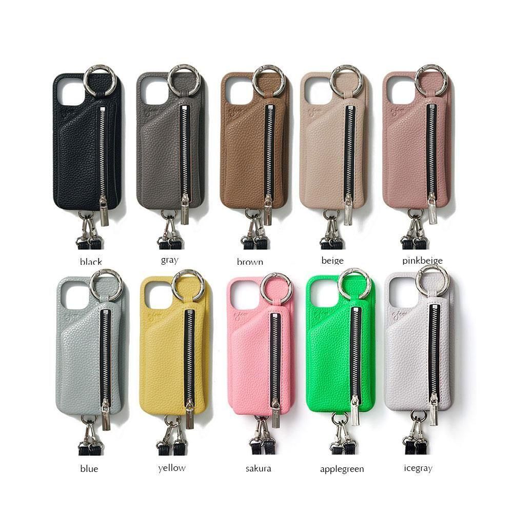 cadenas zipphone case | iPhone12ProMax / sakura - ajew
