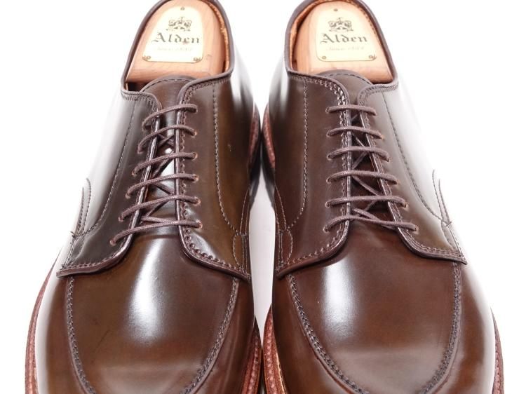 316 / 1103 レア!! 試着程度 オールデン シガーコードバン Vチップ 9.5