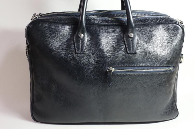 226 極上 万双 シモーネ BOX ダブル天ファスナー ネイビー