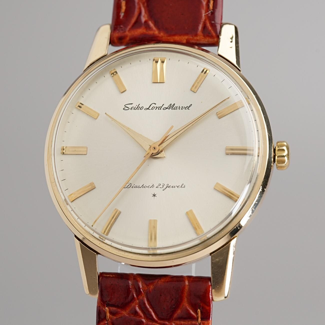 1963年製 アンティーク セイコー ロードマーベル 15027 手巻 14GF 筆記