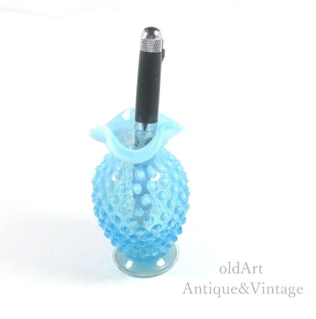 USA製ヴィンテージ1940年代Fentonオールドフェントン花瓶/小物入れホブ