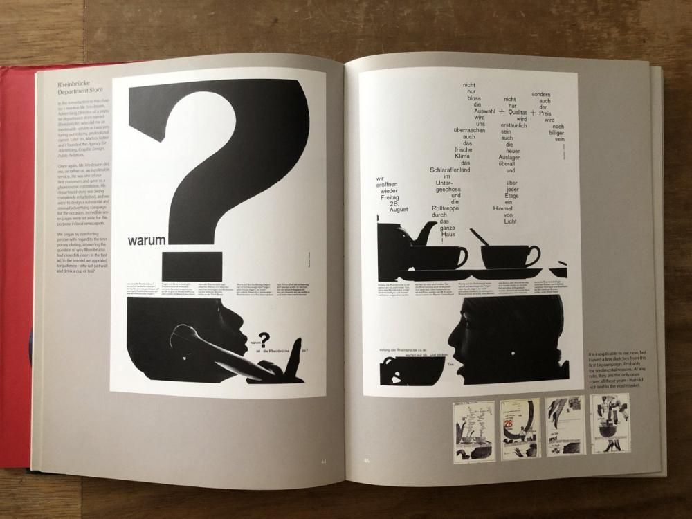 karl gerstner : Review of 5 × 10 Years of Graphic Design etc