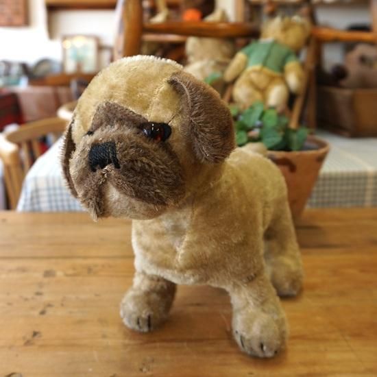 イギリス ヴィンテージ ぬいぐるみ テディベア パグの子犬 チルターン