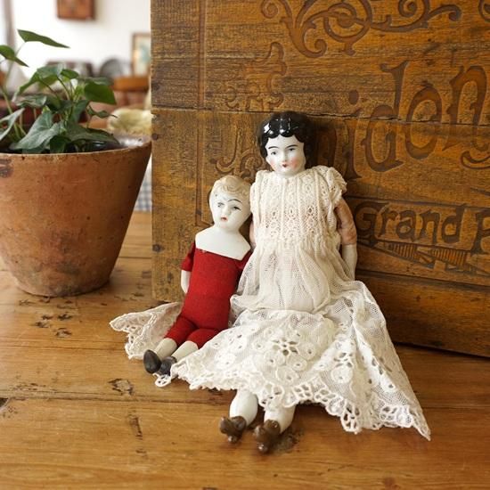 ドイツ アンティーク チャイナヘッドドール 男の子 15cm ビスク