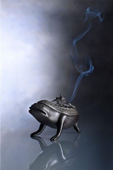 予約注文】銅 香炉 三足の蛙 - 清課堂オンラインストア