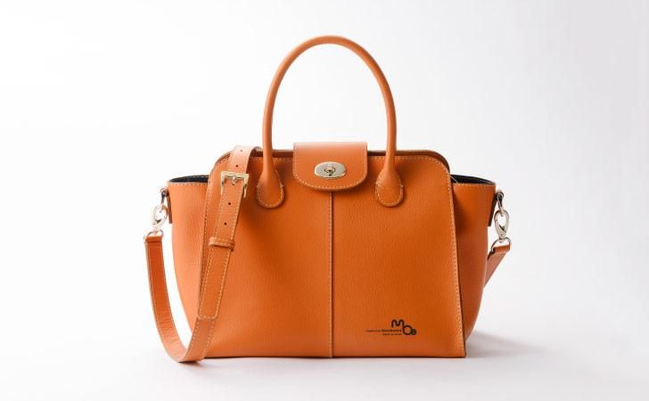 姫路レザーのミニトート。タブレットが入る2Wayショルダーバッグ | moe