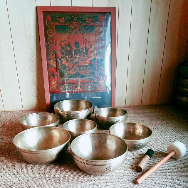 jirouさん専用＊【フルムーンシンギングボウル 7チャクラセット】 超