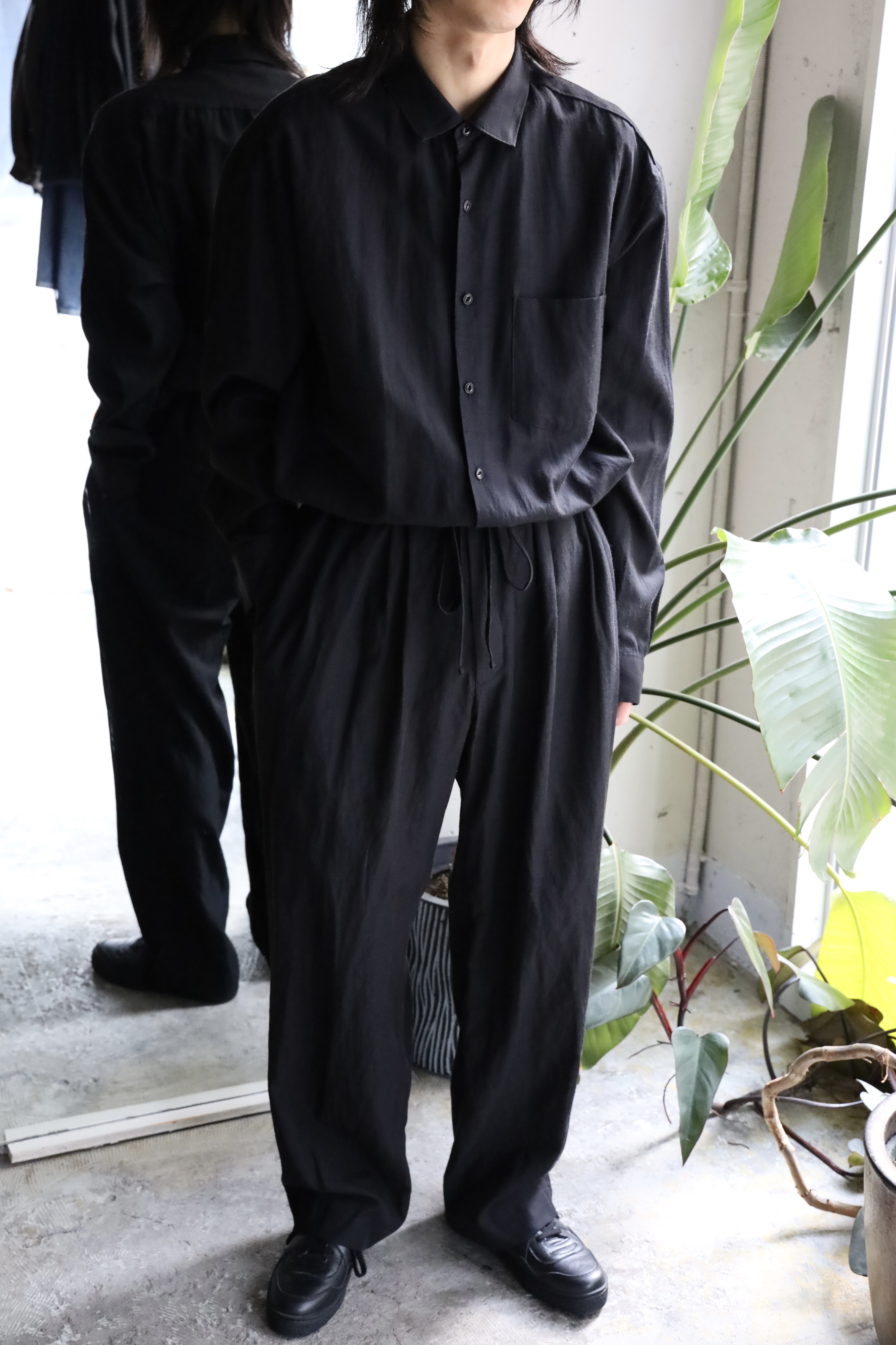 YOKO SAKAMOTO JUMP SUIT - BLACK - PURAS