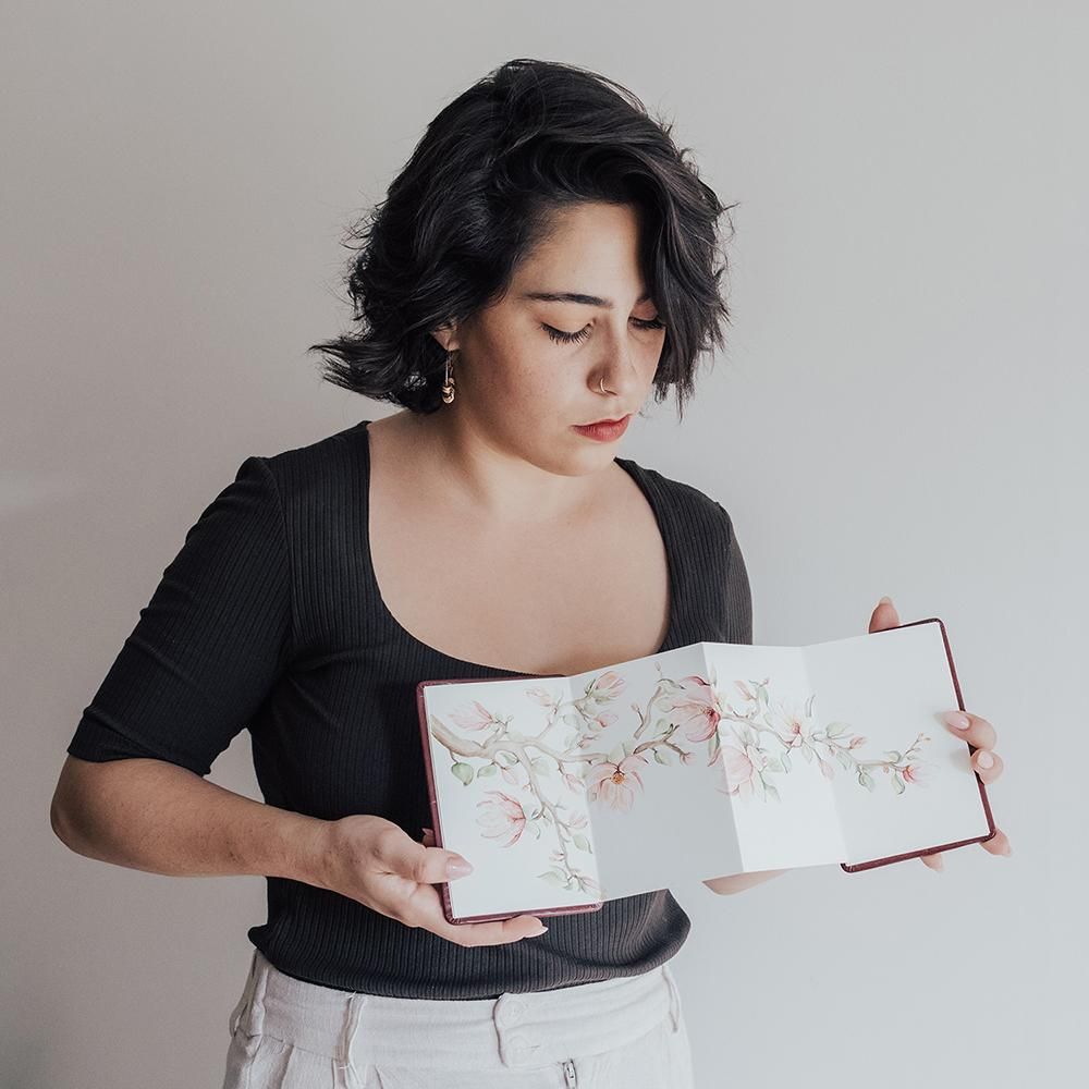 Etchr アコーディオン スケッチブック 細目 S（9.5×14.5cm）